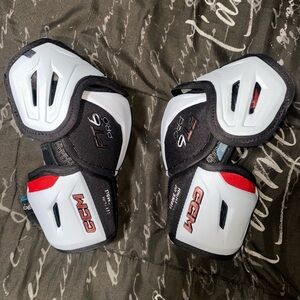 Pair Of CCM Senior Small Elbow Pads - Light & Durable - Great Condition!